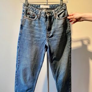 TOPSHOP Petite Mom Jeans